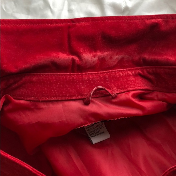 Red suede blazer - Picture 4 of 6